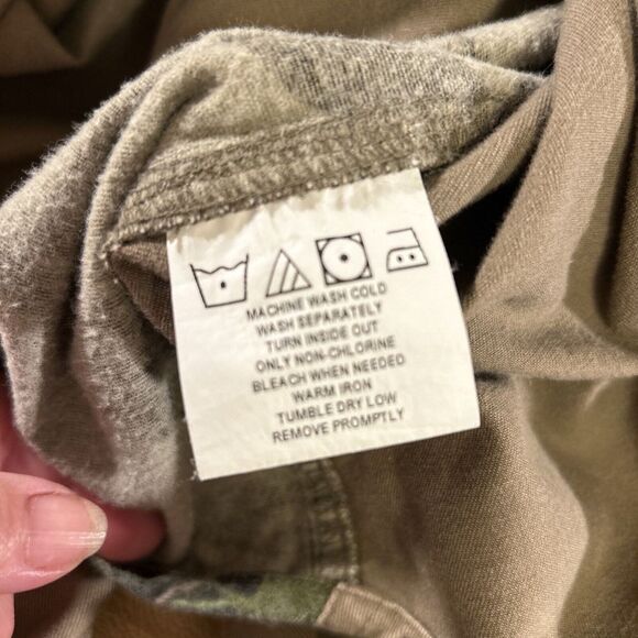 Progear by Wrangler Shooting Shirt Camo Shoulder Pad Brown Size XL 17-17 1/2 - Picture 5 of 5